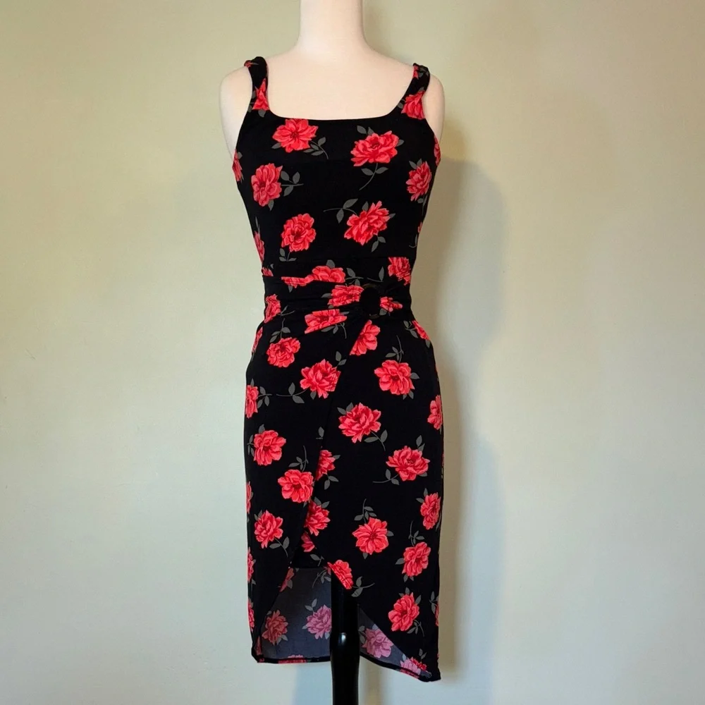 no boundaries midi dress No Boundaries Butterfly Print Mesh Midi